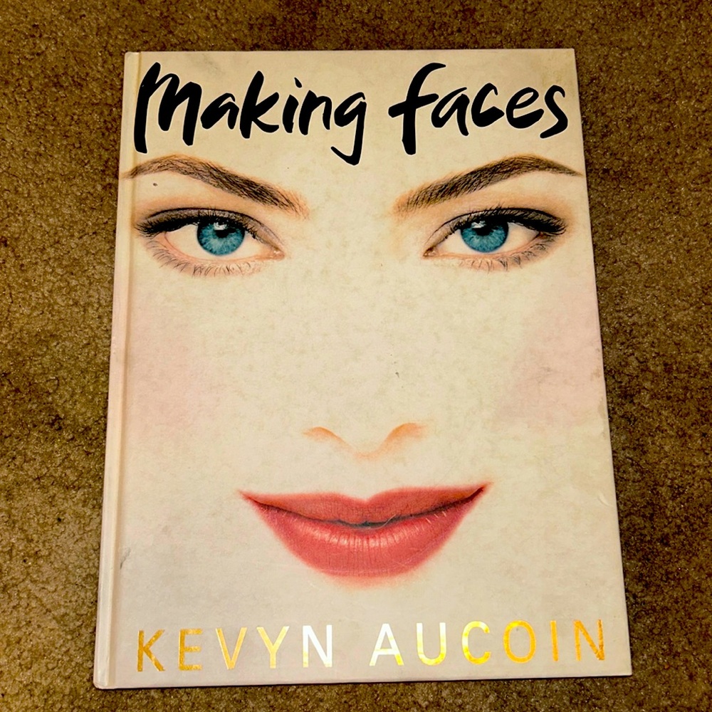 Hardbound book entitled, “Making Faces” written by Kevyn Aucoin.